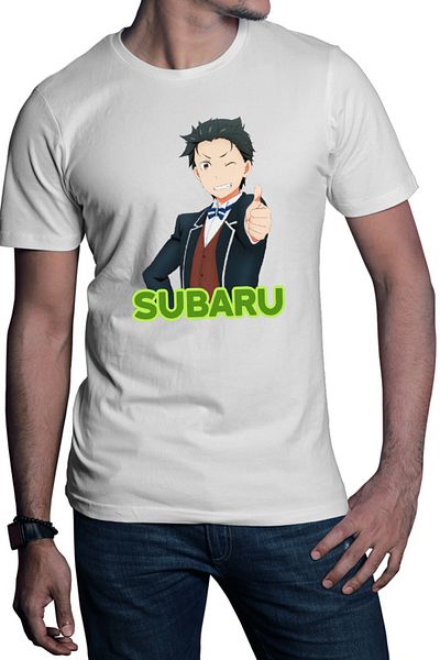 OEM Men's T-shirt Re Zero Subaru Costume Like Wedding Repeat