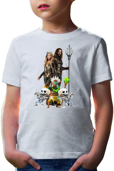 OEM Tricou copii Aquaman Brawl Stars Gameplay Strategy Clash Royale