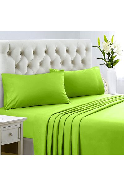 Five Store Set 2 huse perna din bumbac ranforce 100%, densitate 120 g/mp, Verde, 50/70cm