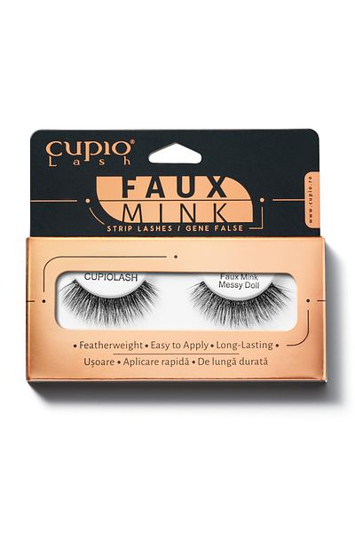 Cupio Gene banda Vegan Faux Mink Messy Doll