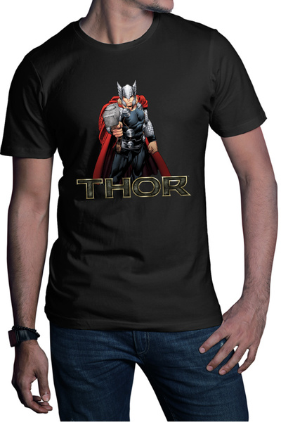 OEM Tricou barbati Thor Logo Hammer Avangers Universe Hero Gods Earth