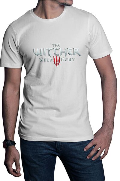 OEM Tricou barbati The Witcher Wild Hunt Logo Sigil