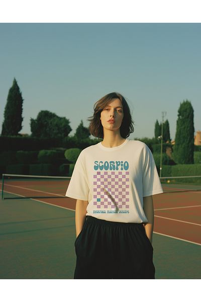 SVART WEAR Unisex Oversize T-Shirt with Scorpio Design
