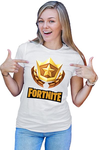 OEM Tricou dama Fortnite Gold Elo Seasons Gameplay Powerful Best Player