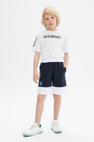 Bikkembergs Boy Navy Blue Shorts