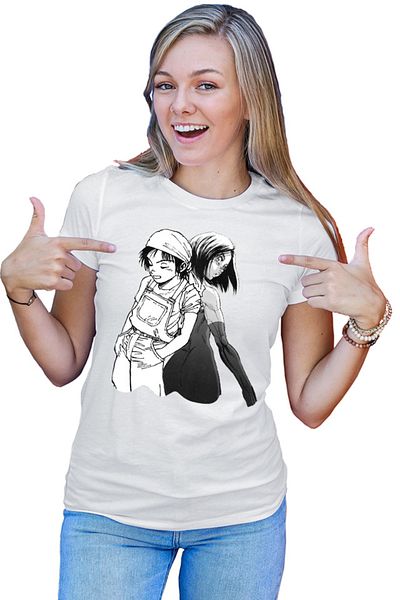 OEM Tricou dama Battle Angel Alita Gally Yugo Couple Animeeater