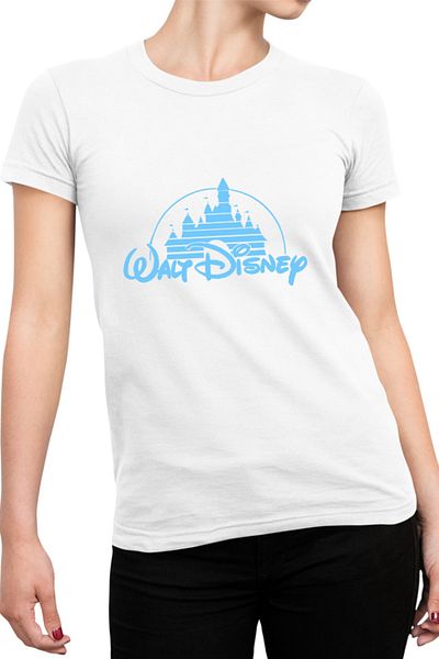 OEM Tricou dama Mickey Mouse Walt Disney Logo Castle