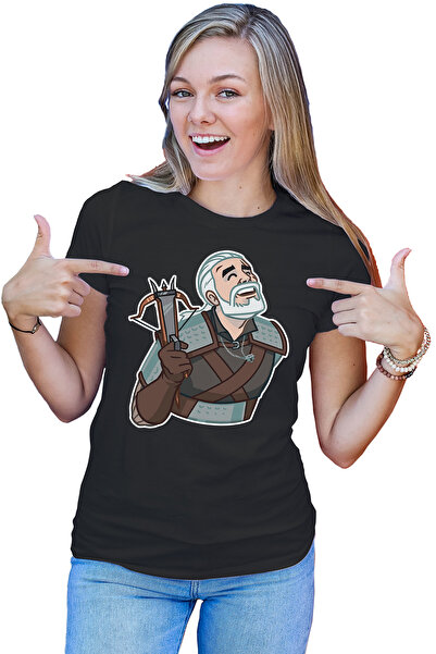 OEM Tricou dama The Witcher Geralt Demon Slayer Cartoon Play