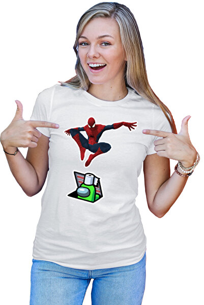 OEM Tricou dama Spiderman Us Suspicious Vent Paper Jump Surprise