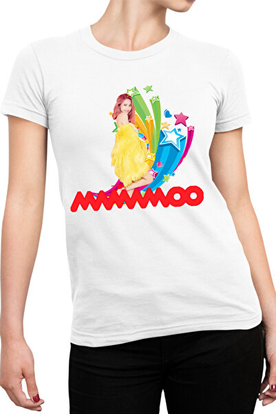 OEM Tricou dama Mamamoo Wheein Moonbyul Solar Competition Happy