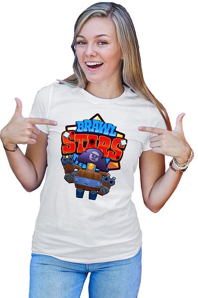 OEM Tricou dama Brawl Stars Mini Robot Daily Missions Quest Battlepass
