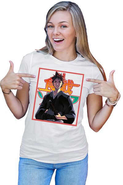 OEM Tricou dama Food Wars Souma Samurai Katana Otaku