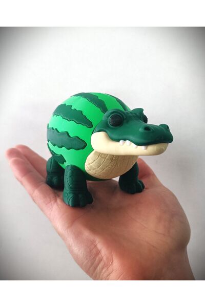 petadora Glorbo fruttodrillo eklemli oyuncak ITALIAN BRAINROT