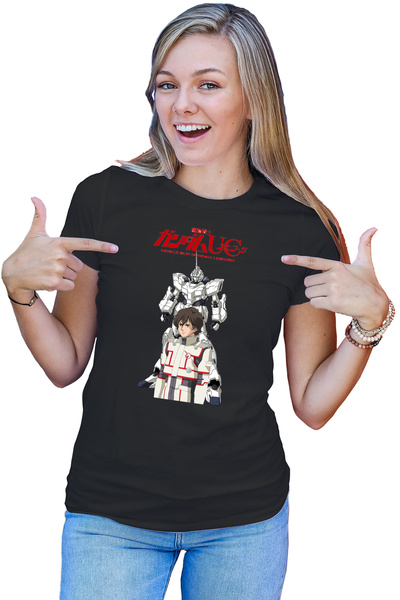 OEM Tricou dama dam Mobile Suit Unicorn