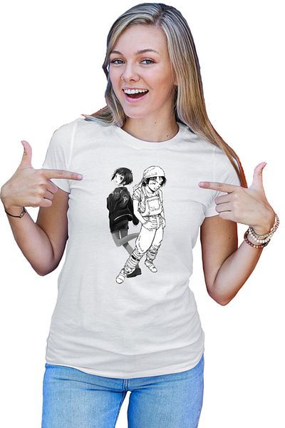 OEM Tricou dama Battle Angel Alita Yugo Akane Psycho Pass Police