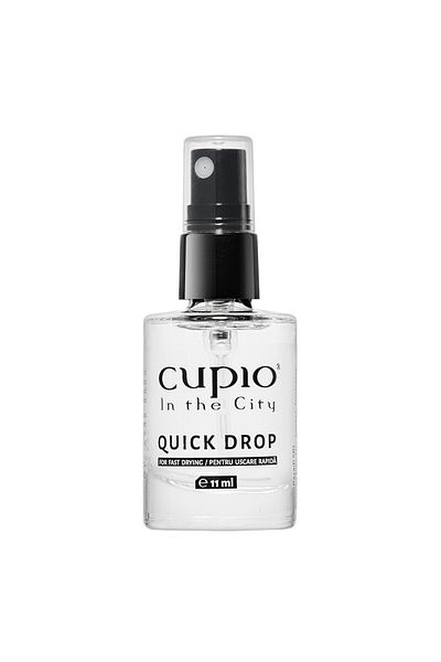 Cupio Διάλυμα επιταχυντή στεγνώματος βερνικιού νυχιών Quick Drop 11ml