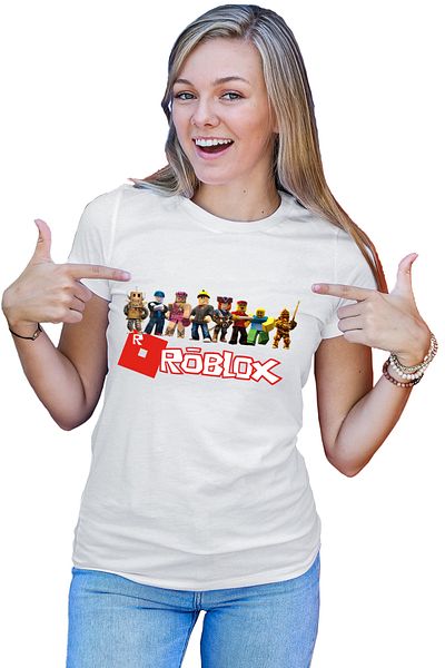 OEM Tricou dama Roblox All Team Guild Builderman