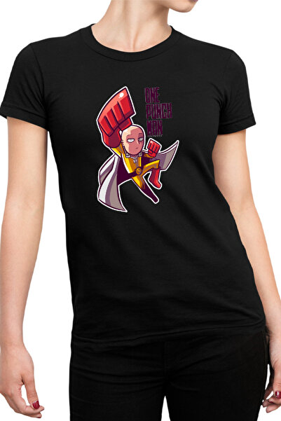 OEM Tricou dama One-Punch Man Hero Tatakae Anime Weeb
