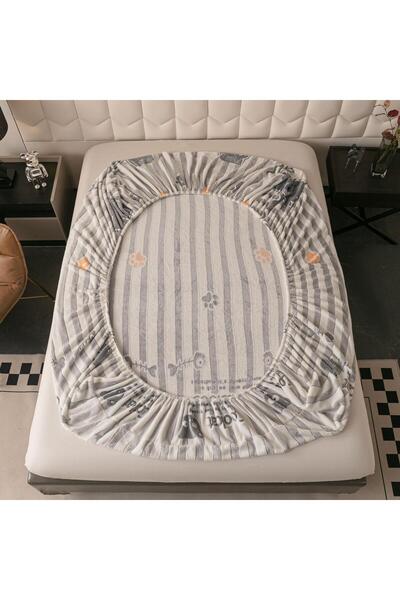 trendyhome Cocolino Duvet Cover, 180 x 200 Cm, Cats, Grey, J22005
