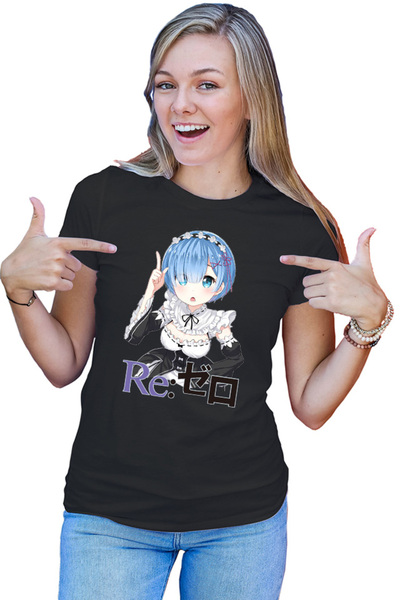 OEM Tricou dama Re Zero REM Doki Doki Best Waifu Demon