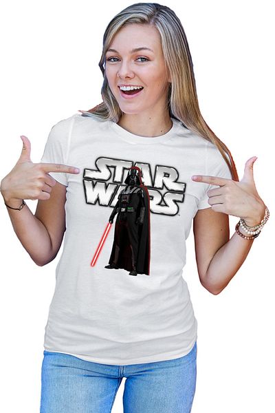 OEM Tricou dama Star Wars Darth Vader Laser Jedy Action Anakin