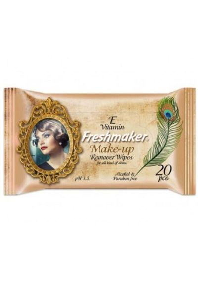 Freshmaker مناديل إزالة المكياج بفيتامين E من فريش ميكر، 20 منديلًا