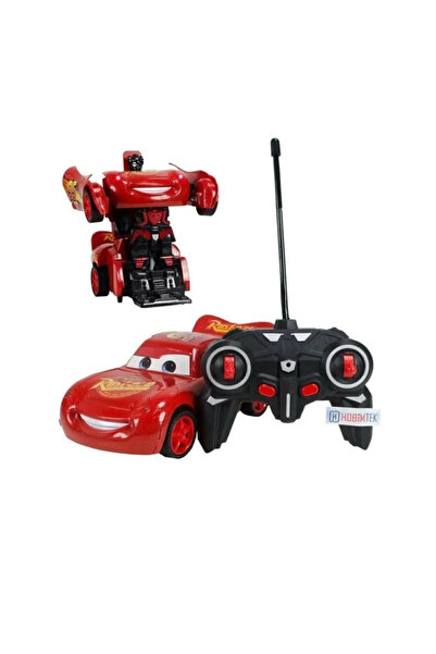 H.H.M ŞENVER TİCARET Oyuncak Şimşek Mcquin Uzaktan Kumandalı Şarjlı Robota Dönüşen Mekkuin Araba