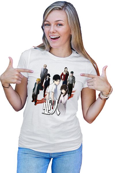 OEM Ajin Main Group Seinen Manga Anime Otaku Women's T-shirt