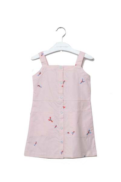 Gingersnaps Girls' Short Square Neck Printed Dress with Straps