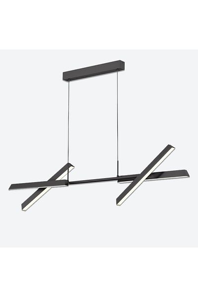Olbia Modern Black Pendant Chandelier 38W - 3000K - 110° Diffusion Angle - 1824 Lumens - 220–240V - CRI 90+