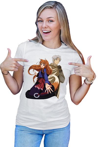 OEM Tricou dama Spice And Wolf Holo Valentines Day Anime