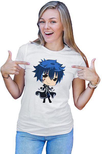 OEM Tricou dama Fairy Tail Gray Fullbuster Police Friends