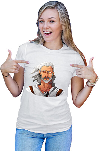 OEM Tricou dama The Witcher Geralt of Rivia Minecraft Tlaucher