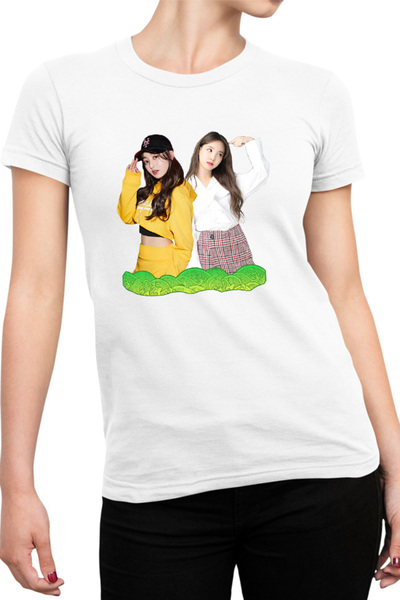 OEM Tricou dama Twice Nayeon Jihyo Icon Wave Χαριτωμένες κοπέλες Χορεύτριες
