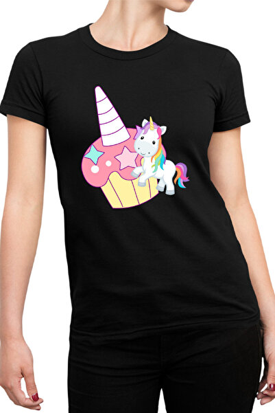 OEM Tricou dama Unicorn Squad Muffin Colorful Luck