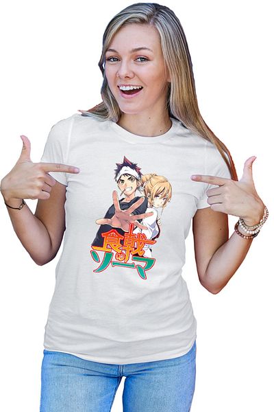OEM Tricou dama Food Wars Souma Erina Cookers Anime Otaku