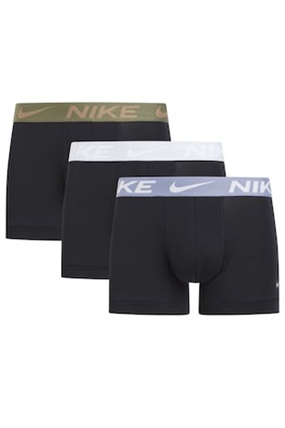 Nike , Boxer Briefs Set with Dri-Fit Technology - 3 Pairs, Green, Black, Gray, Size S