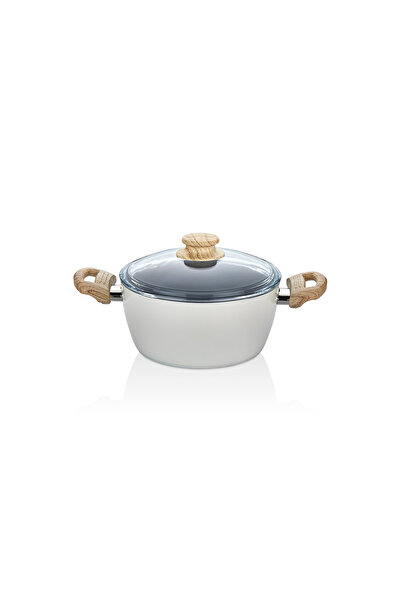 CEM MUTFAK Cem Natural Wood Pot 18cm