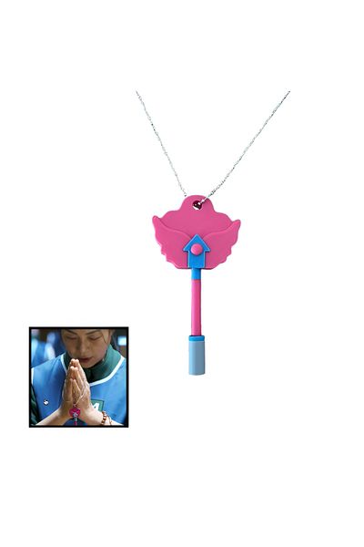Lulu's Prints Key chain set, Hide and Seek, circle, inspired by Squid Game 3, plastic, 3D printed