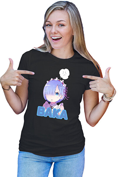 OEM Tricou dama Re Zero REM Baka Tappei Nagatsuki Isekai Light Novel