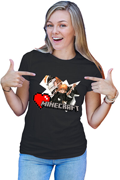 OEM Tricou dama Bleach Ichigo Minecraft Legendary Player