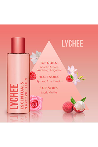 Escentuals Lychee Body Mist 250ml