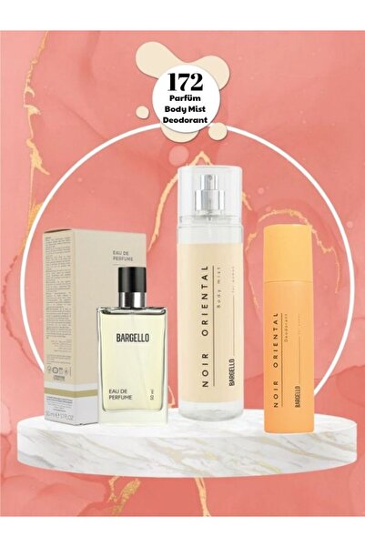 Bargello 172 Kadın Parfüm Seti Orıental Edp 50 Ml