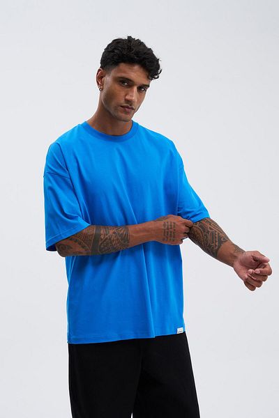 Machinist Men's Basic Super Cotton Oversize Super Sonic T-Shirt
