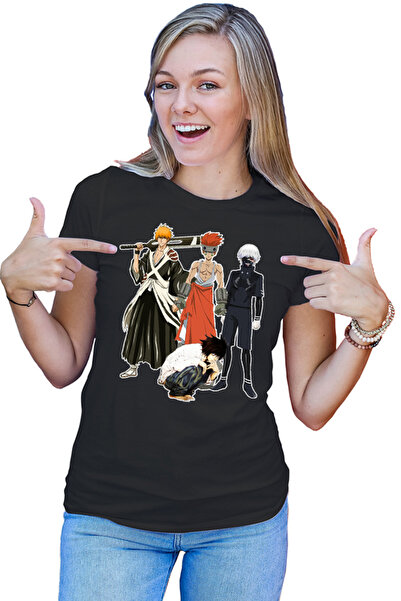 OEM Tricou dama Hoshin Engi Nataku Ichigo Bleach Kaneki Tokyo Ghoul Death Note