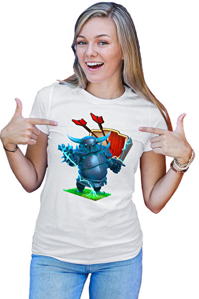 OEM Tricou dama Clash of Clans Thunder Hero Mobile Strategy