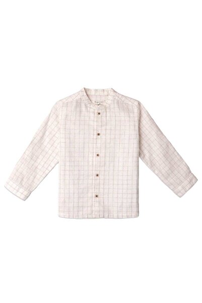 Gingersnaps Boys' Long Sleeve Denim Polo Shirt with Front Buttons