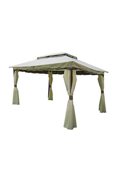 Generic Double Topped Metal Gazebo - 3*4 m