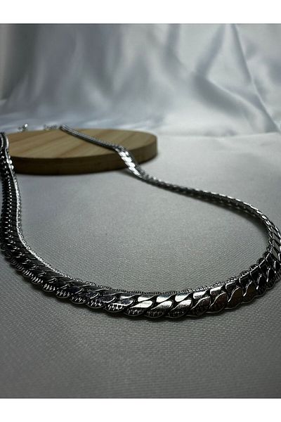 Mutenaura Stainless Steel Chain Necklace Unisex