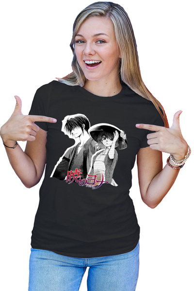 OEM Tricou dama Yona of the Dawn Couple Manga Yukata Hat Monochrome